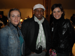 Nathalie, Salim Hatubou et Sandrine